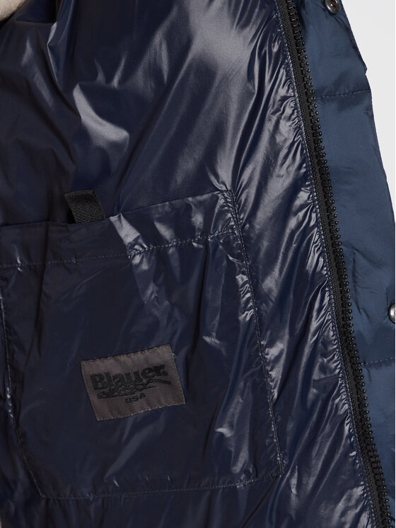 Blauer Blauer Pehelykabát Emerson BLUC03217 006365 Sötétkék Regular Fit