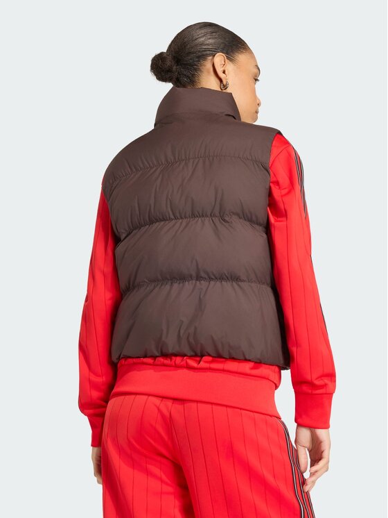 adidas adidas Bezrękawnik 165200 Brązowy ciemny Regular Fit