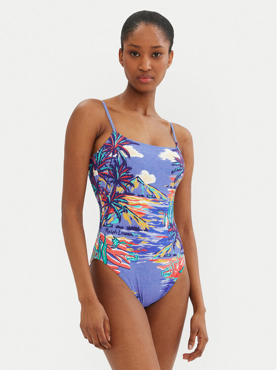 Costum de baie Polo Ralph Lauren Femei, Mărimea: XS, Albastru, 21595304
