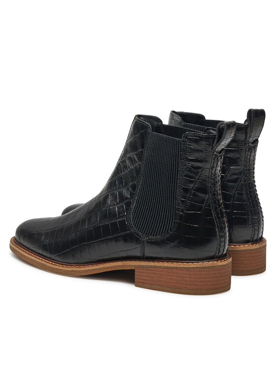 Clarks Clarks Kotníková obuv s elastickým prvkem Cologne Arlo 2 26178748 Černá