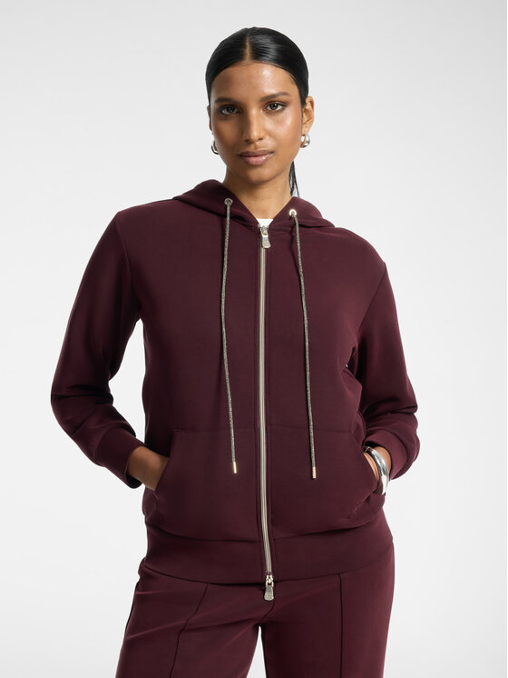 Elena Mirò Elena Mirò Sweter G808Z000679N039 Bordowy Regular Fit