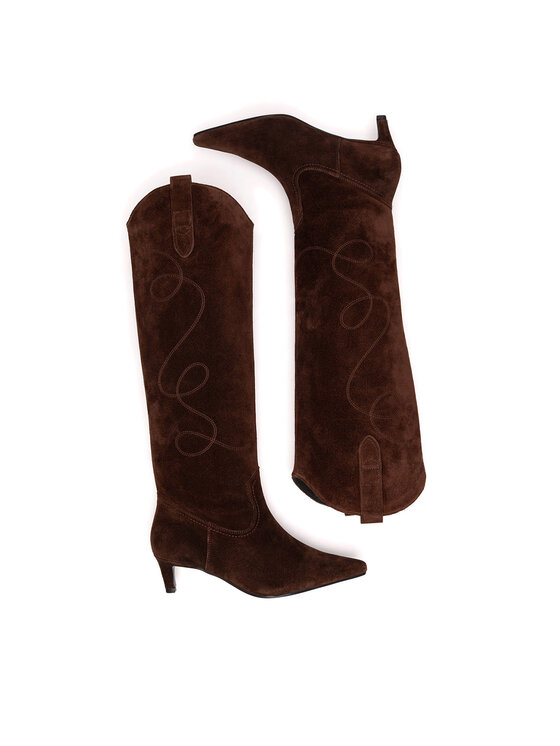 GINO ROSSI Gino Rossi Kavbojski škornji LIZA-116140 Rjava