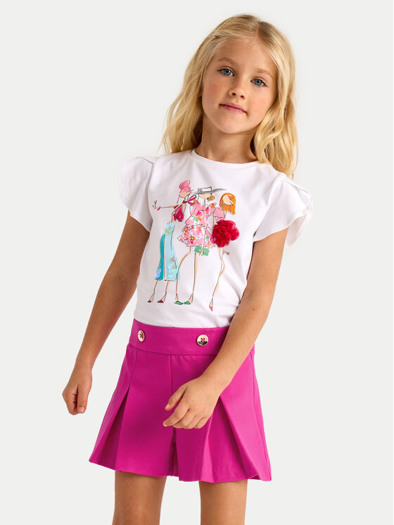 Mayoral Mayoral Pantaloncini di tessuto 3201 Rosa Regular Fit