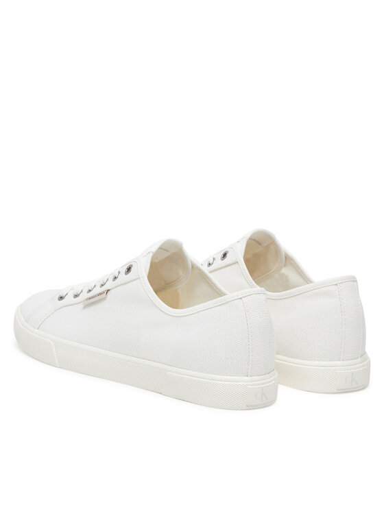 Calvin Klein Jeans Calvin Klein Jeans Πάνινα παπούτσια Ess Vulc Low Mg Cv YM0YM01301 Λευκό