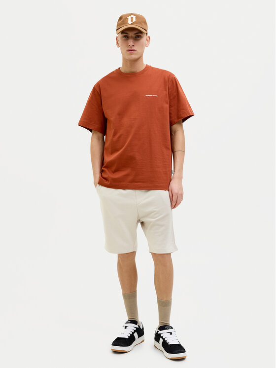 Jack & Jones Jack & Jones Pantaloni scurți sport Gordon 12249285 Bej Regular Fit