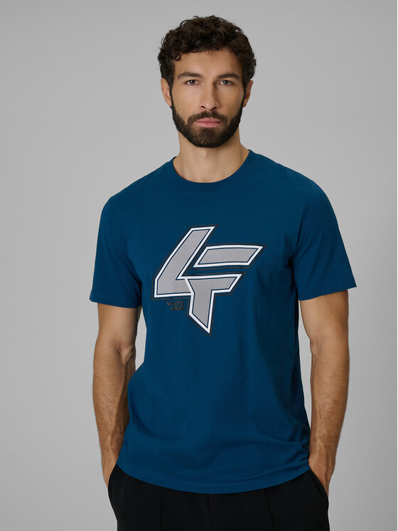 4F 4F T-Shirt CITY Turkusowy Regular Fit