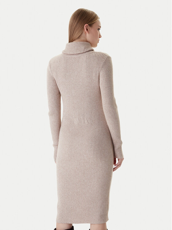 ONLY ONLY Kötött ruha Nellie 15363533 Bézs Regular Fit