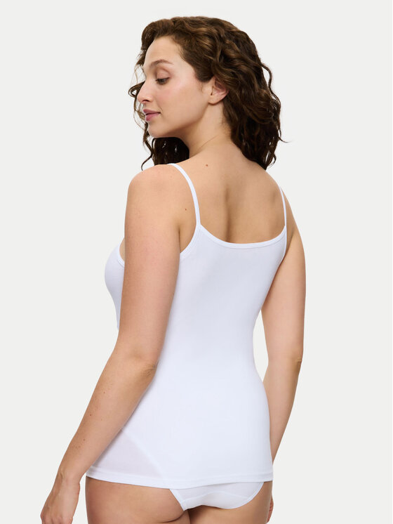 Triumph Triumph Top Sense Of Cotton 10224958 Bijela Slim Fit