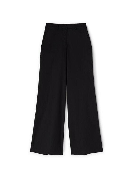 Motivi Motivi Spodnie materiałowe P004Q003967N033 Czarny Over Fit