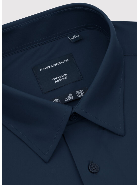 Pako Lorente Pako Lorente Koszula P26WF-1X-011 Granatowy Slim Fit