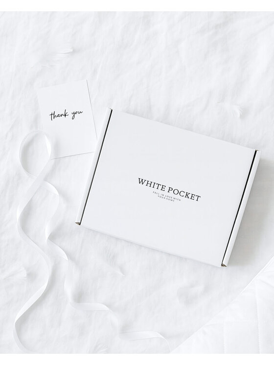 White pocket White pocket Komplet pościeli we wzory Kolorowy