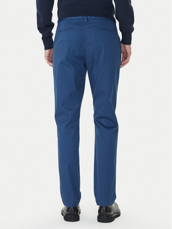 Calvin Klein Calvin Klein Chino kalhoty LV040EM633 Modrá Slim Fit