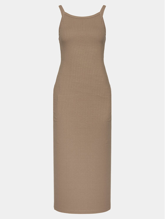 Brave Soul Brave Soul Rochie de vară LDRJ-624TANYA Bej Straight Fit
