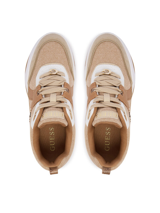 Guess Guess Sneakersy FLFHA2 ELE12 Béžová