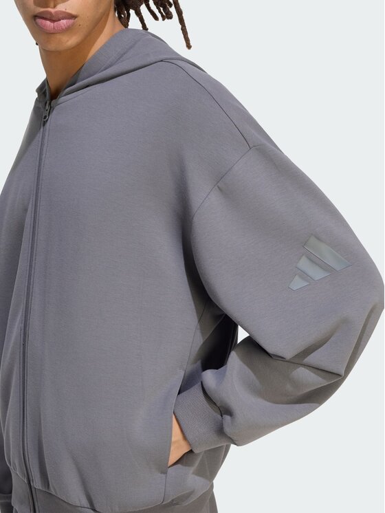 adidas adidas Bluza 167687 Szary Loose Fit