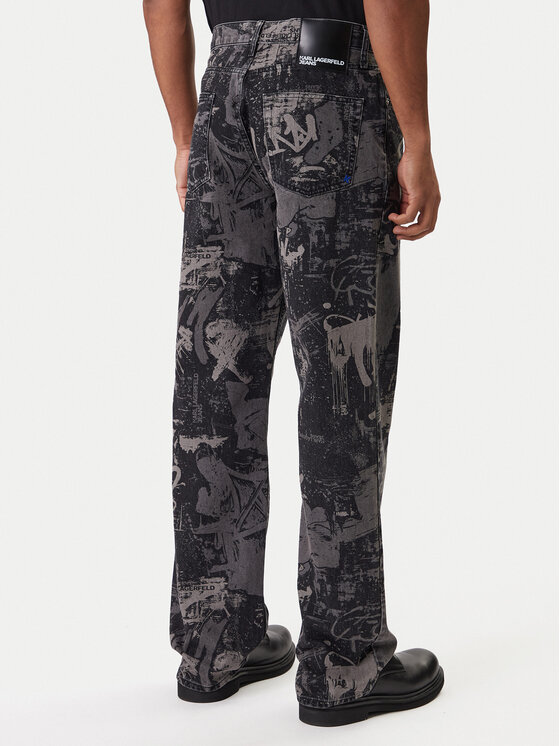 Karl Lagerfeld Jeans Karl Lagerfeld Jeans Traperice B1M10058 Siva Regular Fit