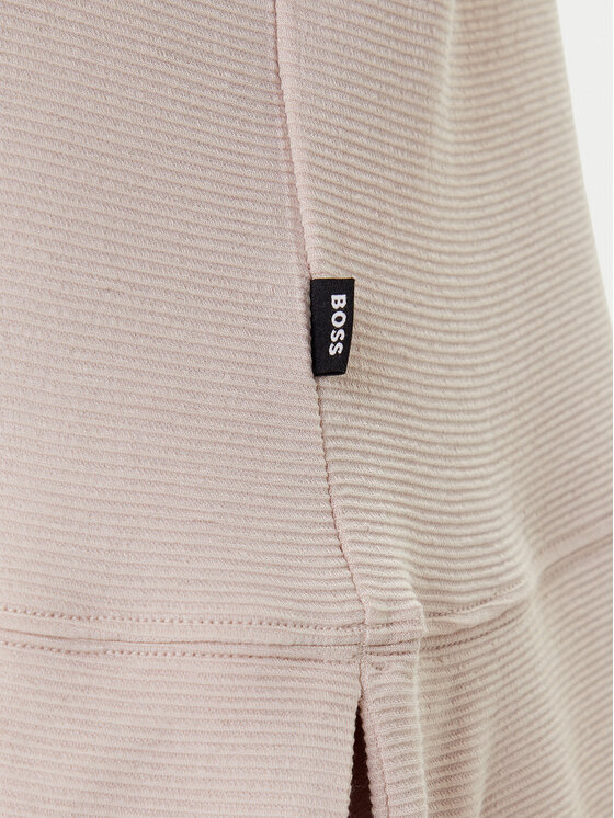 BOSS BOSS Bluzka Ottoman 50540029 Beżowy Relaxed Fit