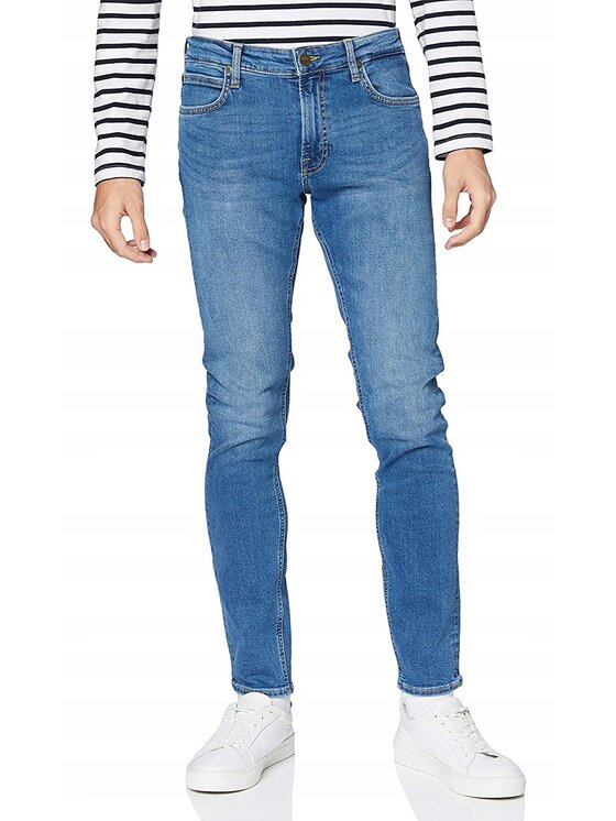 Lee Lee Jeansy Malone Niebieski Skinny Fit