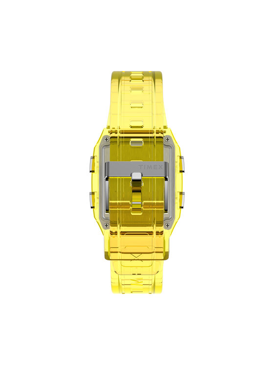 Timex Timex Ρολόι Q Timex Lca X Fortnite® Chronograph TW2W96600 Κίτρινο