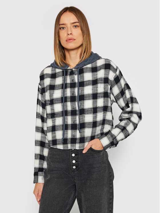 American Eagle Bluză 035-1354-3804 Gri Relaxed Fit