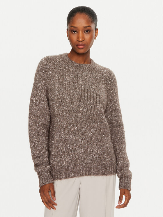 Marella Marella Пуловер Sapri 2423366155 Бежов Regular Fit