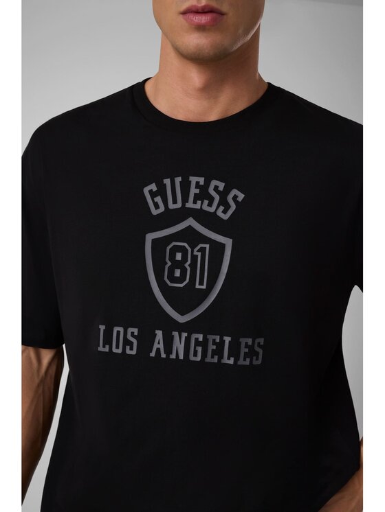 Guess Guess T-Shirt 184035 Černá Classic Fit