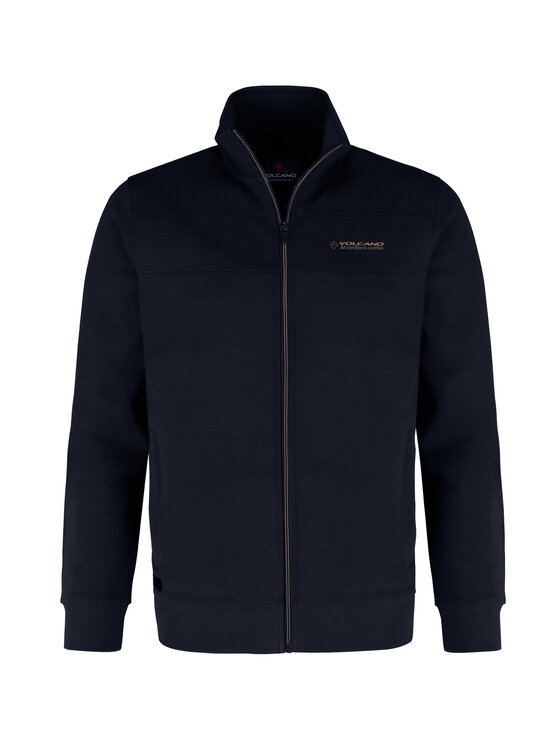 Volcano Volcano Bluza B-LENOX Granatowy Regular Fit