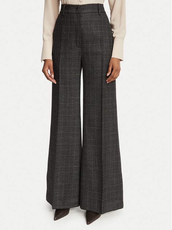 Weekend Max Mara Weekend Max Mara Штани з тканини Pacca 2625136062 Сірий Regular Fit