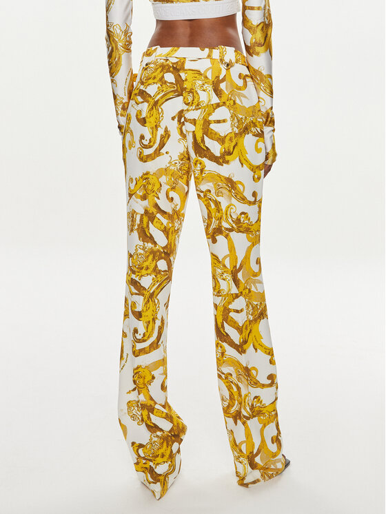 Versace Jeans Couture Versace Jeans Couture Hlače 76HAA111 Bijela Slim Fit