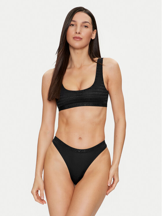 Emporio Armani Underwear Emporio Armani Underwear Podprsenkový top 164232 3F204 00020 Černá
