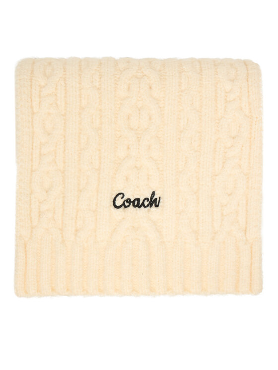 Coach Coach Sciarpa CCL89 Écru