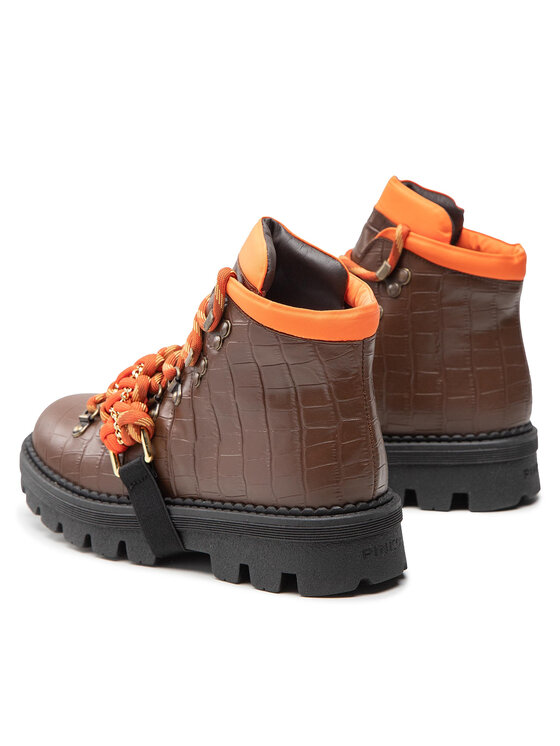 PINKO Pinko Pohodni čevlji Zenzero Scarpa AI 22-23 BLKS1 1H2134 A07K Rjava