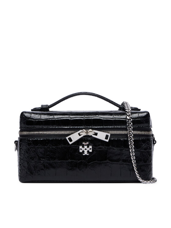 Tory Burch Tory Burch Kabelka Charlie Embossed 185868 Černá