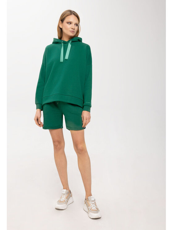 Volcano Volcano Szorty N-MERY Zielony Comfort Fit