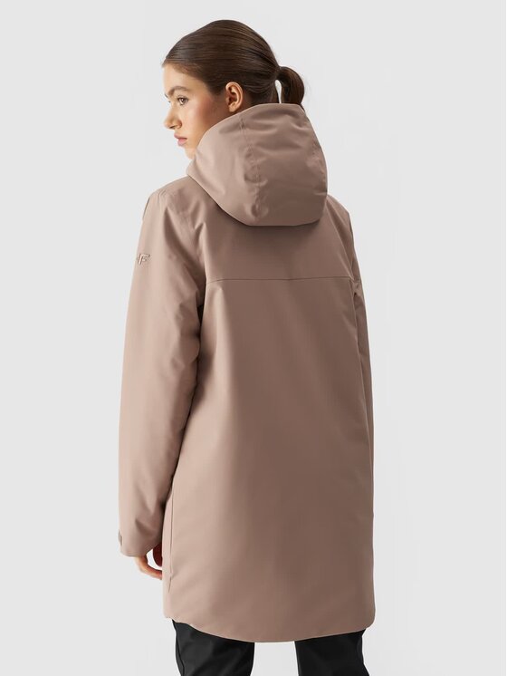 4F 4F Parka 4FWAW24TTJAF560-82S Čierna Regular Fit