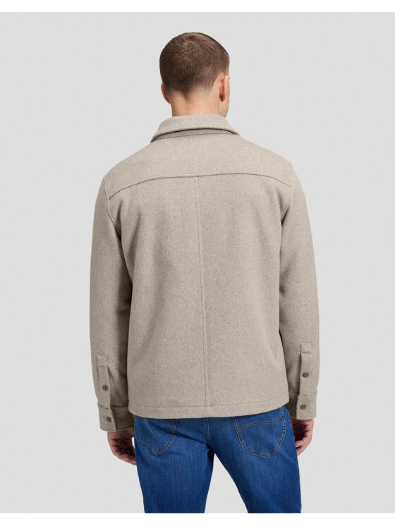 Lee Lee Kurtka przejściowa UTILITY WOOL JKT Beżowy Regular Fit