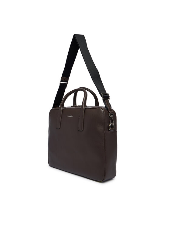 Calvin Klein Calvin Klein Brašna na notebook Raised Commuter LV04D3157G Hnědá