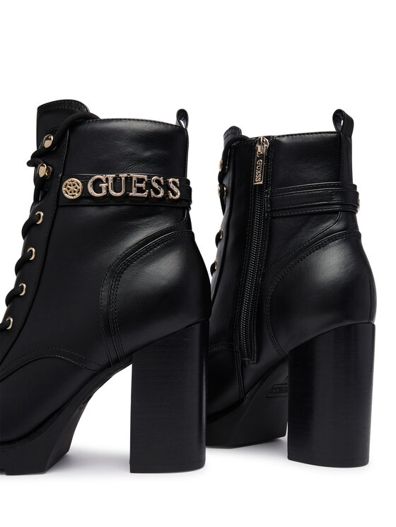 Guess Guess Botki FLFNEE ELE10 Czarny