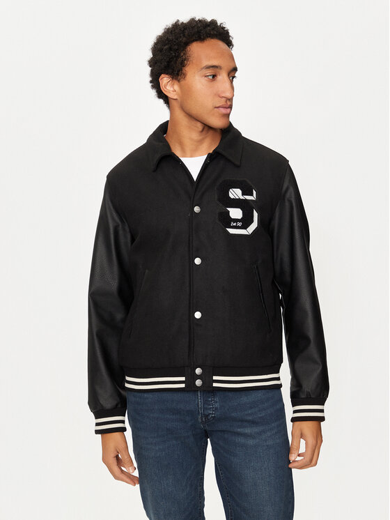 Jack&Jones Bundy bomber Carter 12260455 Čierna Regular Fit