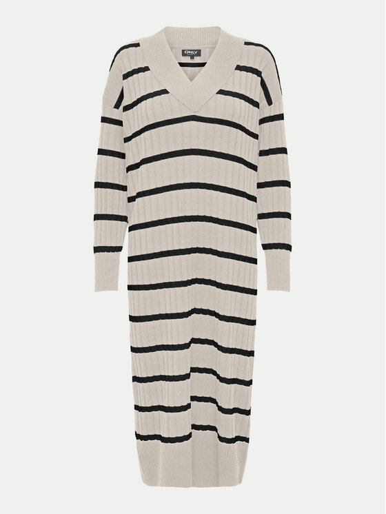 ONLY ONLY Džemper haljina New Tessa 15236372 Bež Relaxed Fit