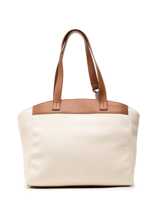 Borsetta L Tote Paziente AA1296 T6948 Beige