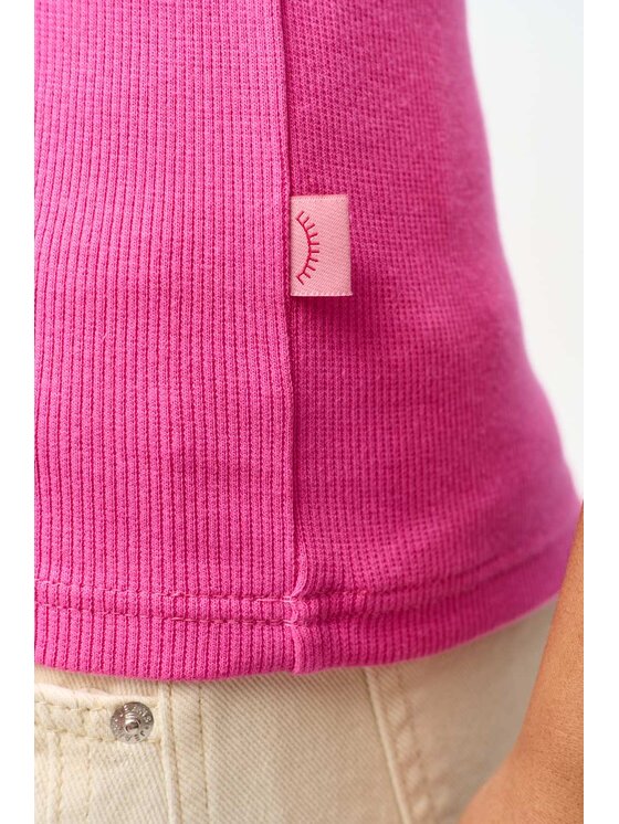 NAOKO NAOKO Top Pink Intuition Różowy Regular Fit