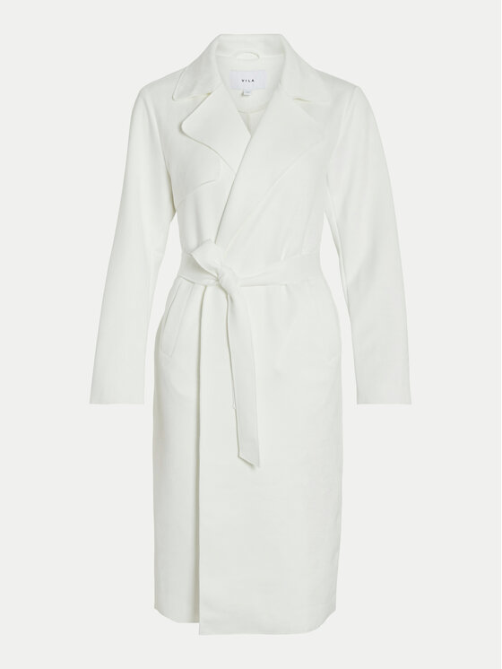 Vila Vila Trench Shelley 14082003 Bianco Regular Fit