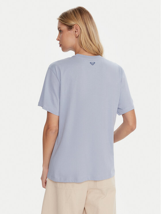 Roxy Roxy T-krekls Hangloose The Sky ERJZT06020 Zils Regular Fit