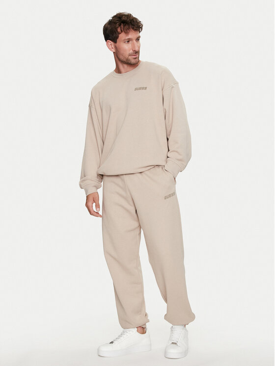 Guess Guess Pantaloni da tuta Emis Z4YB00 KAIJ1 Beige Relaxed Fit