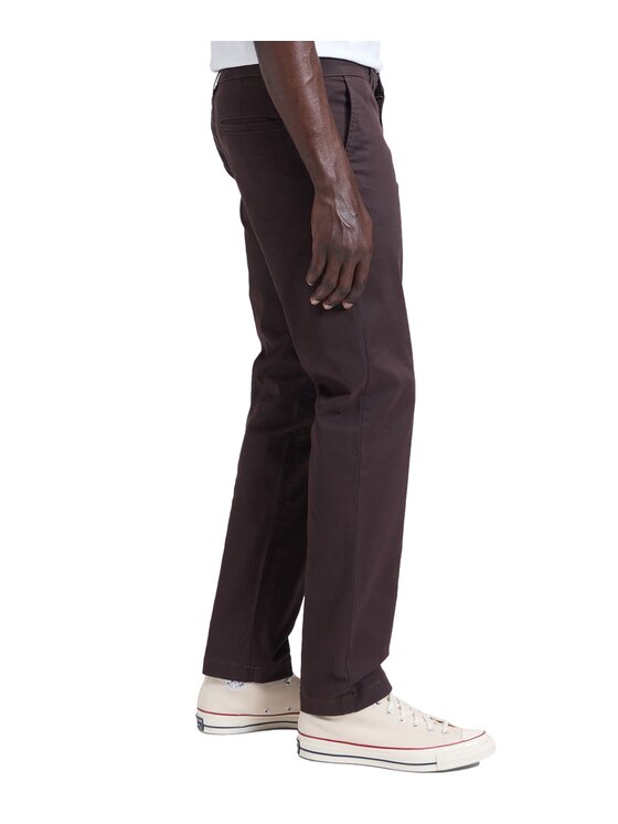 Lee Lee Chinosy 112386538 Brązowy Straight Leg