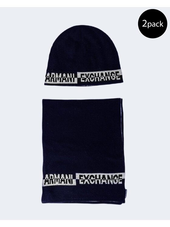 Armani Exchange Armani Exchange Szalik KNITWEAR Niebieski