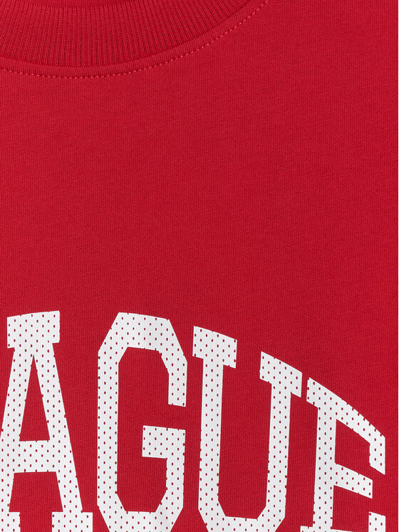 4F 4F T-Shirt SPORTS CLUB Czerwony Regular Fit