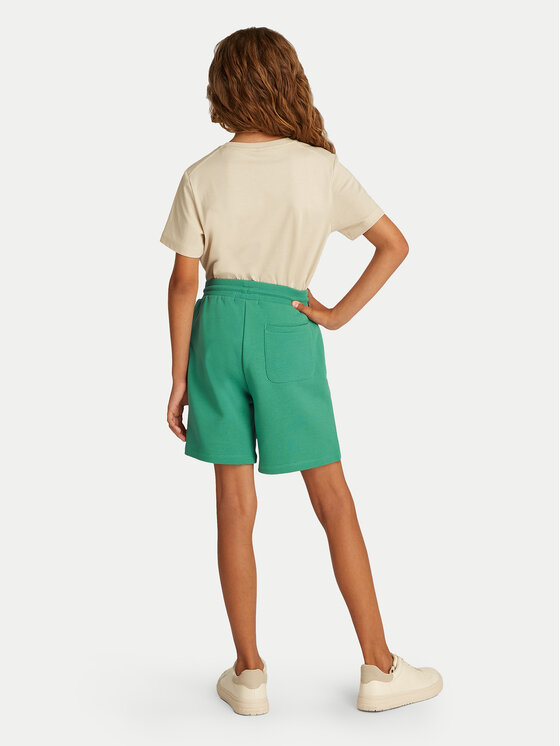 Calvin Klein Jeans Calvin Klein Jeans Αθλητικό σορτς New Inst. Logo IU0IU00703 Πράσινο Relaxed Fit