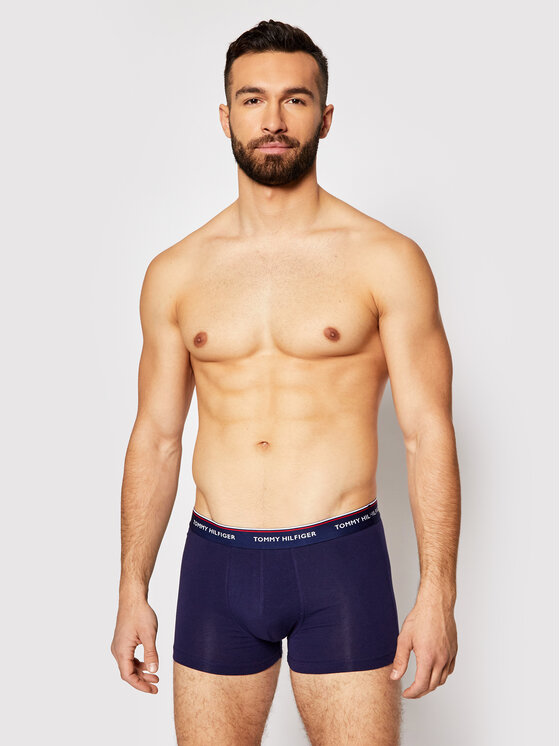 Tommy Hilfiger Tommy Hilfiger Lot de 3 boxers 3P Trunk 1U87903842 Bleu marine